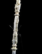 Canne de dignitaire en fonte aluminium - Lobi - Benin - Objets de regalia