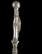 Canne de dignitaire en fonte aluminium - Lobi - Benin - Objets de regalia