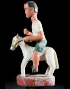 Cavalier et son cheval Colon - Baoule - Côte d'Ivoire