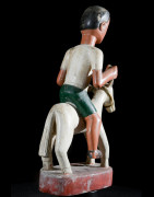 Cavalier et son cheval Colon - Baoule - Côte d'Ivoire