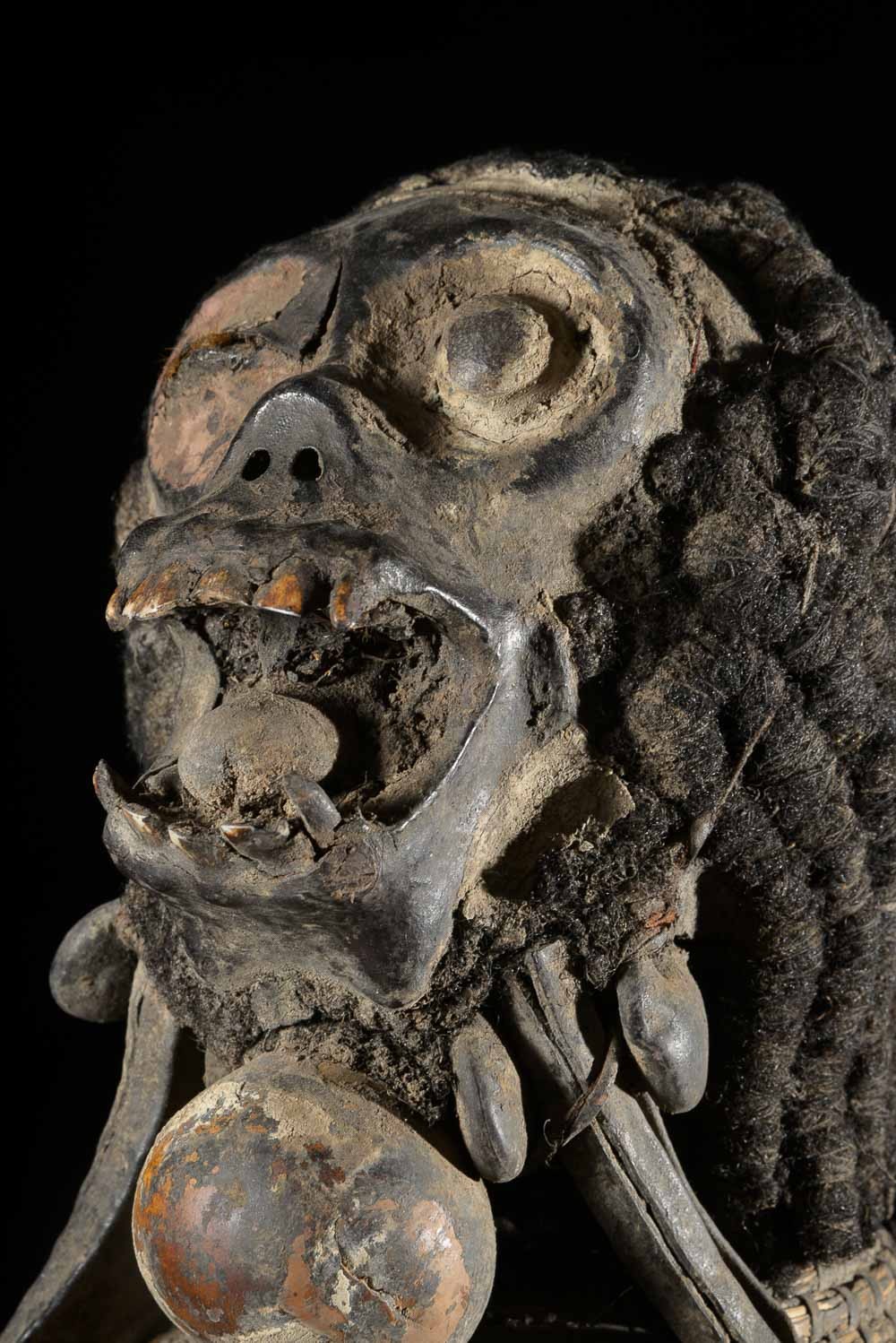 Cimier Crâne Singe Ngil - Bulu / Boulou - Cameroun