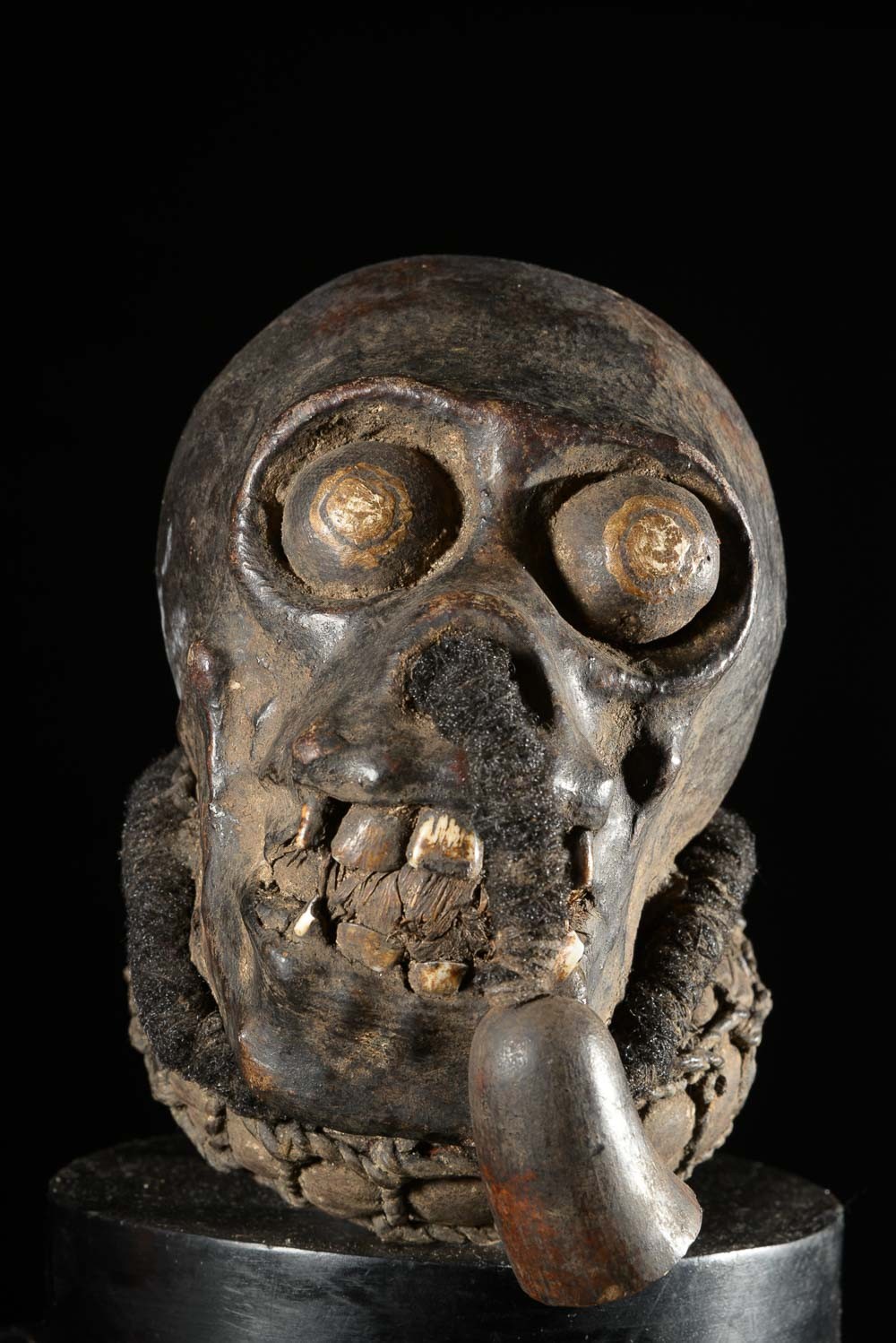 Cimier Crâne Singe Ngil - Bulu / Boulou - Cameroun