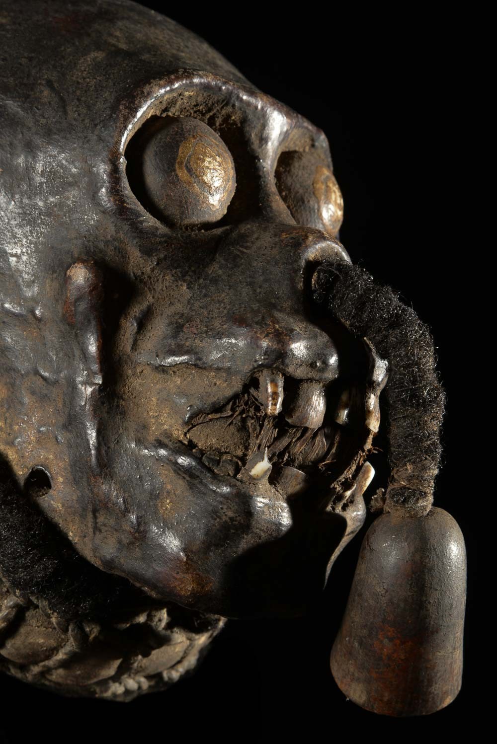 Cimier Crâne Singe Ngil - Bulu / Boulou - Cameroun