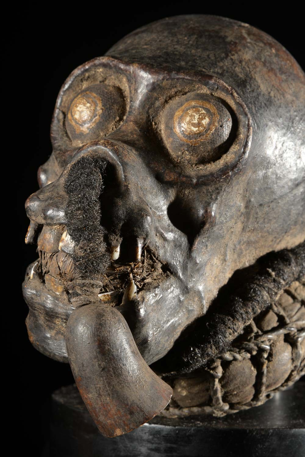 Cimier Crâne Singe Ngil - Bulu / Boulou - Cameroun