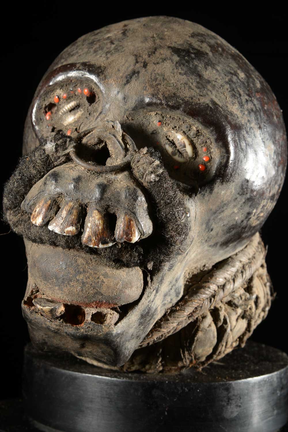 Cimier Crâne Singe Ngil - Bulu / Boulou - Cameroun