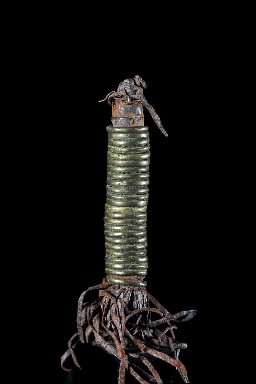 Poupee ham pilu anneaux - Fali - Cameroun - Poupées et perles africaine