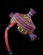 Coiffe perlée - Pende / Yaka / Suku - RDC Zaire