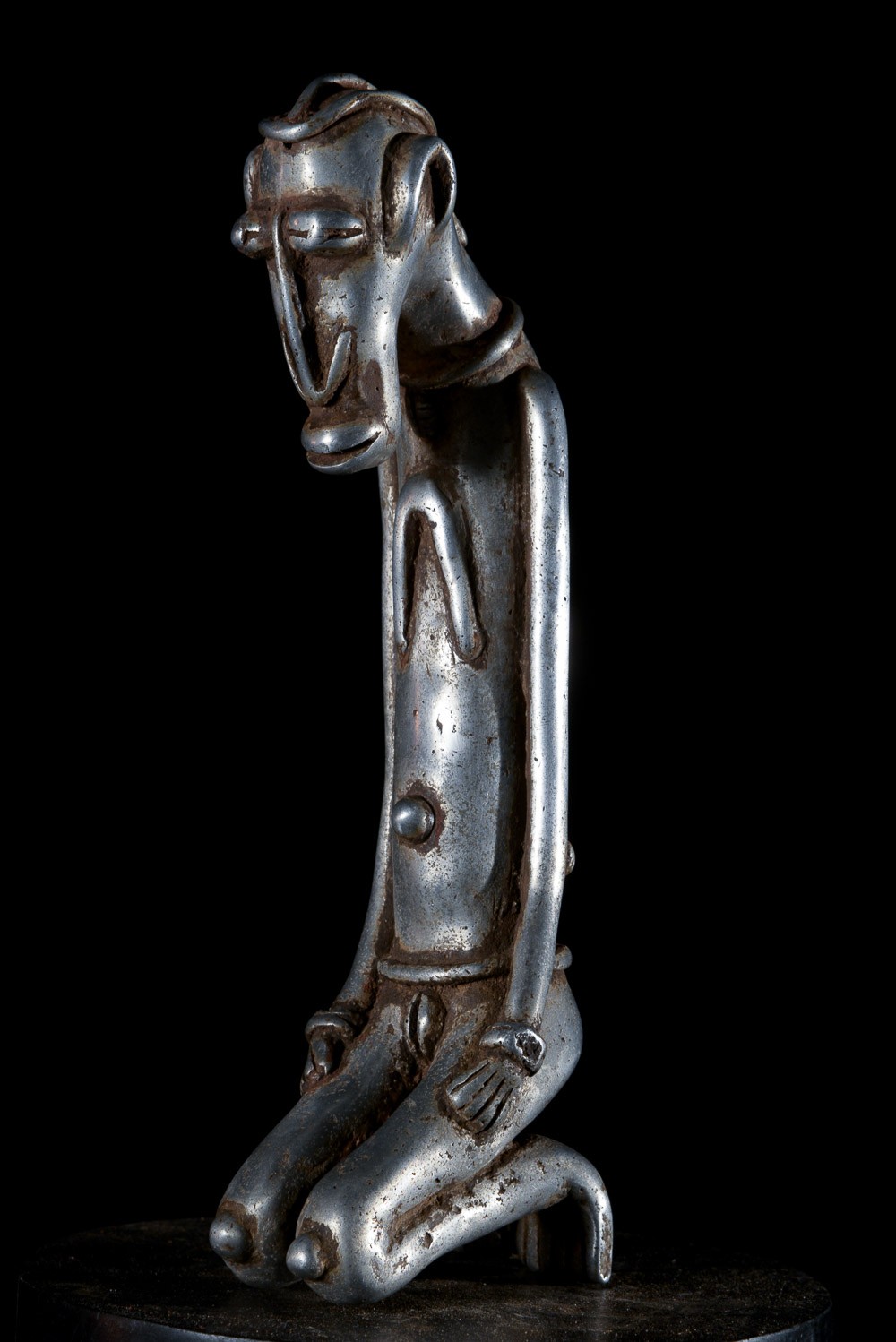 Statue Ancetre En Aluminium - Dogon - Mali