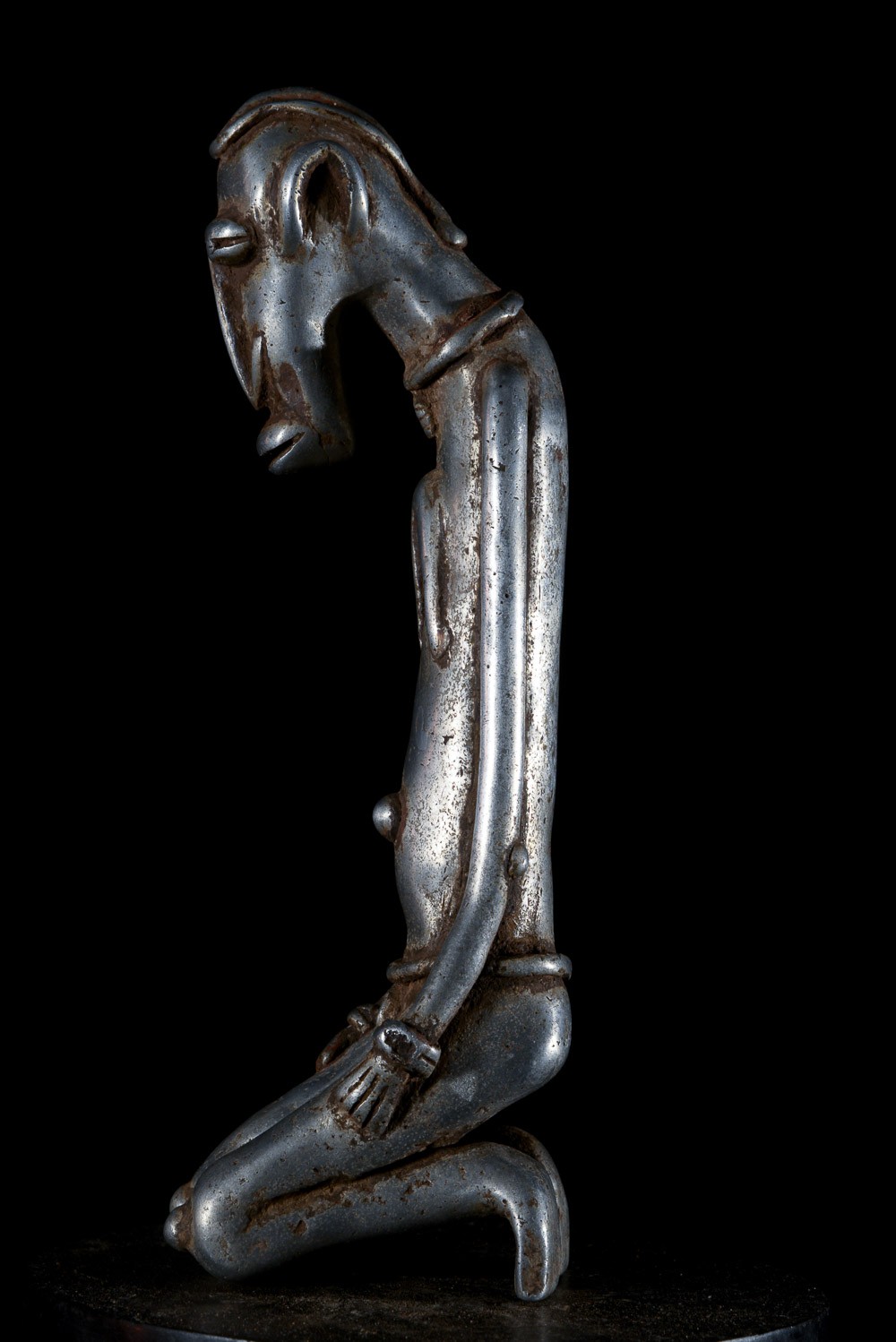 Statue Ancetre En Aluminium - Dogon - Mali