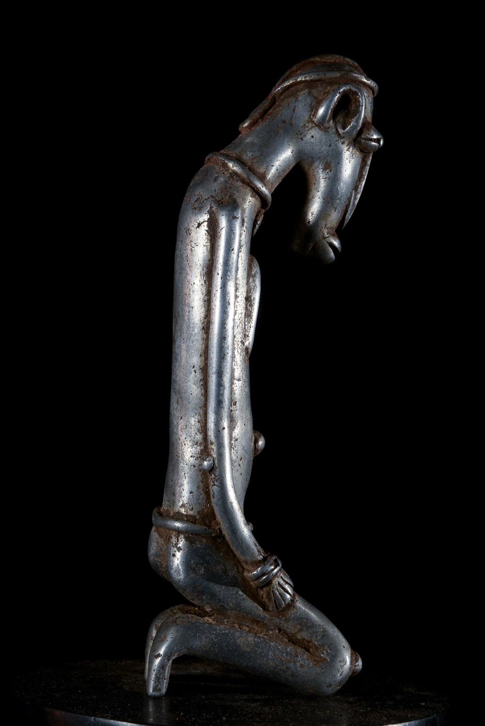 Statue Ancetre En Aluminium - Dogon - Mali