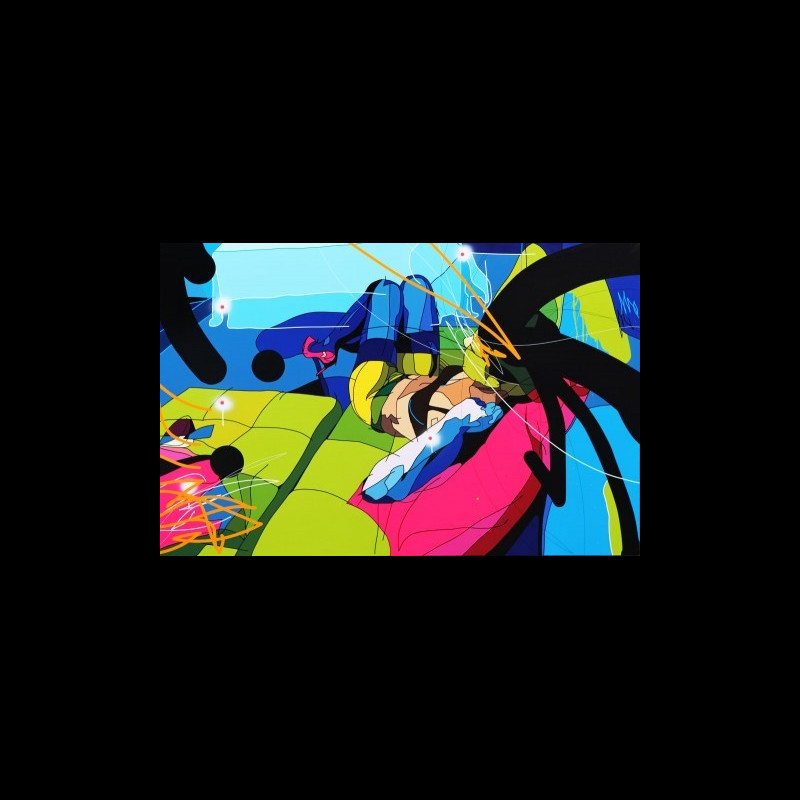 Peinture sur Toile 195 x 130 - Sofa Andalou - Cedrix Crespel - 2012