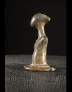 Statuette Genie anthropomorphe en bronze - Sénoufo - Côte d'ivoire