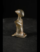 Statuette Genie anthropomorphe en bronze - Sénoufo - Côte d'ivoire