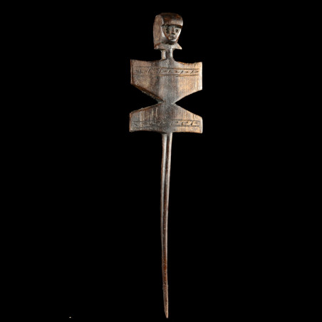 Pique a cheveux en bronze - Gan - Burkina faso