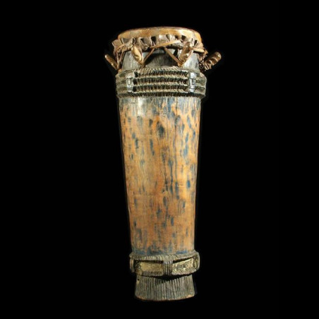 Tam Tam ancien - Baoule - Côte d'Ivoire - Instrument de musique
