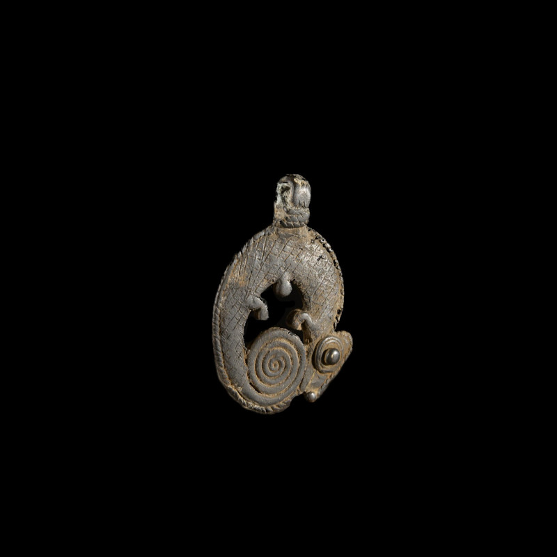 Pendentif cameleon Debira - Gan - Burkina Faso