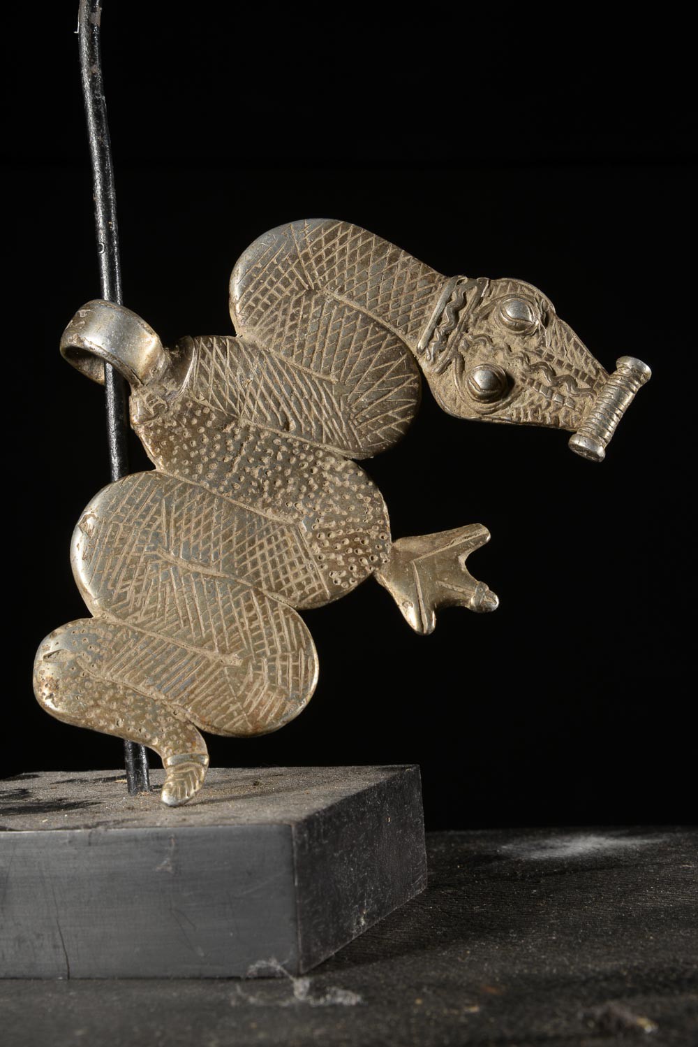 Pendentif serpents Debira en aluminium - Gan - Burkina Faso