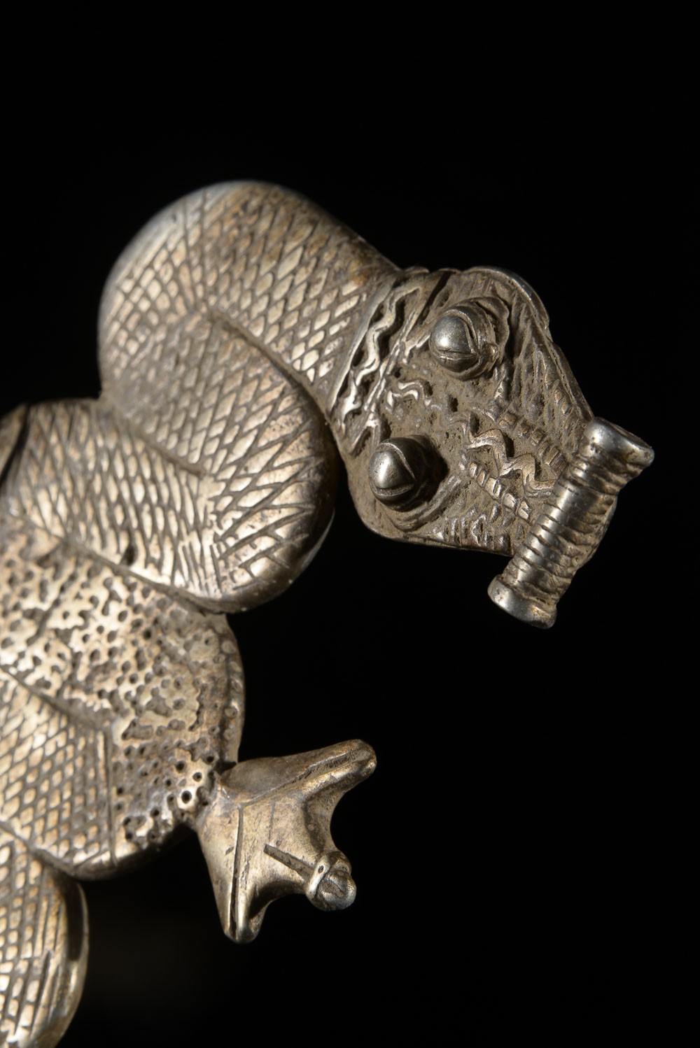Pendentif serpents Debira en aluminium - Gan - Burkina Faso