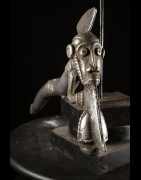 Zandé massue en fonte d'aluminium - Mossi - Burkina Faso - Objets de regalia