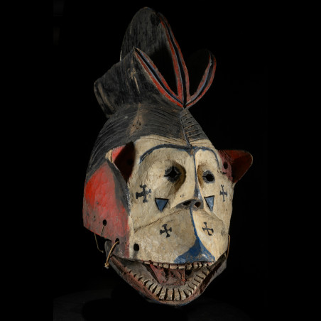 Masque Casque Egu Orumamu - Igala - Nigéria