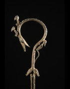 Canne de dignitaire en Alliage bronzier Massif - Dogon - Mali