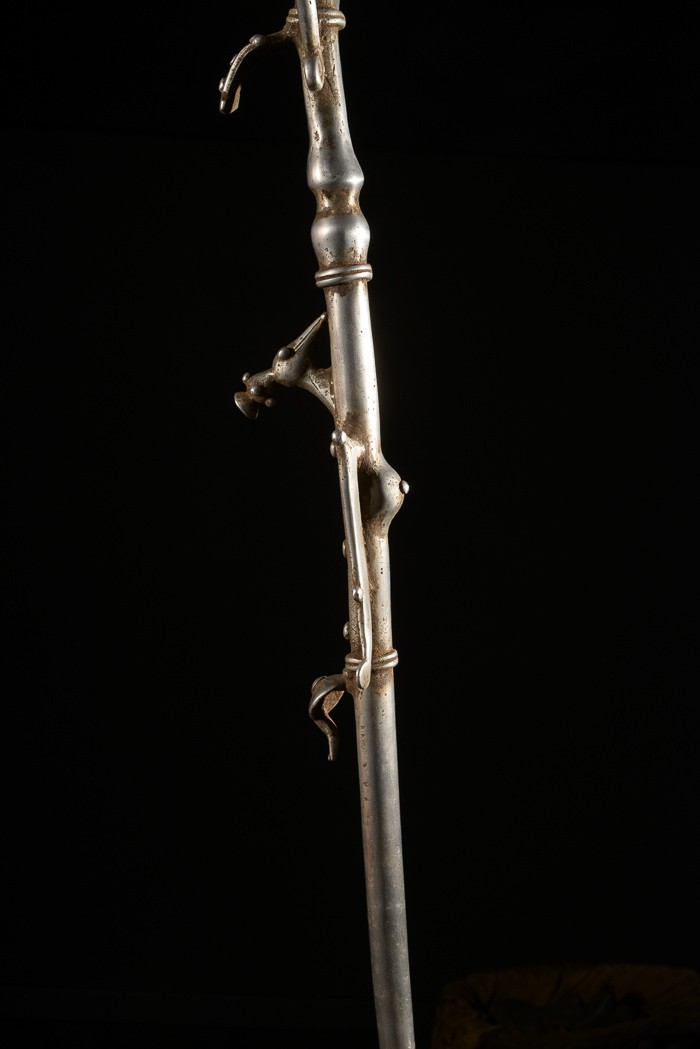 Canne de dignitaire en fonte aluminium - Bwa- Benin - Objets de regalia