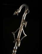 Canne de dignitaire en fonte aluminium - Lobi - Benin - Objets de regalia