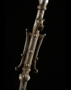 Canne de dignitaire en fonte aluminium - Lobi - Benin - Objets de regalia