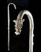 Canne de dignitaire en fonte aluminium - Lobi - Benin - Objets de regalia
