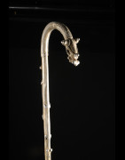 Canne de dignitaire en fonte aluminium - Lobi - Benin - Objets de regalia