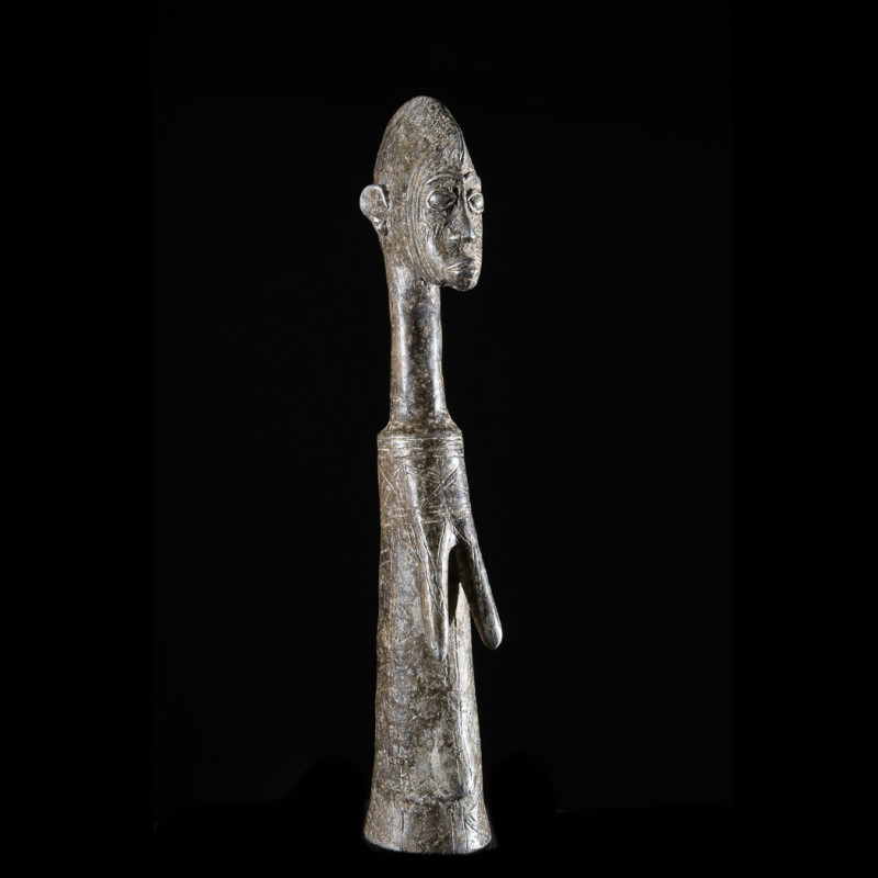 Poupee Biiga en aluminium - Mossi - Burkina Faso - Poupees d’afrique