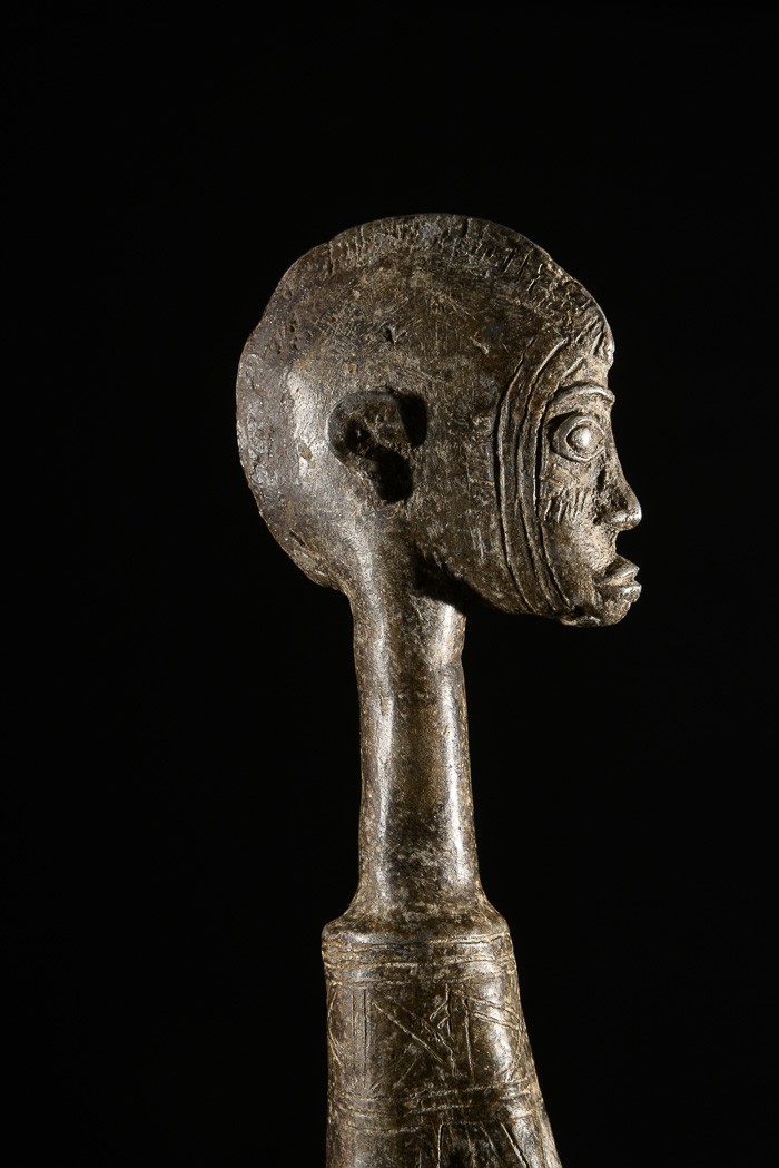 Poupee Biiga en aluminium - Mossi - Burkina Faso - Poupees d’afrique