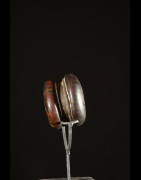 Labret en bois et metal - Dinka / Pokot - Soudan / Ethiopie