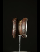 Labret en bois et metal - Dinka / Pokot - Soudan / Ethiopie