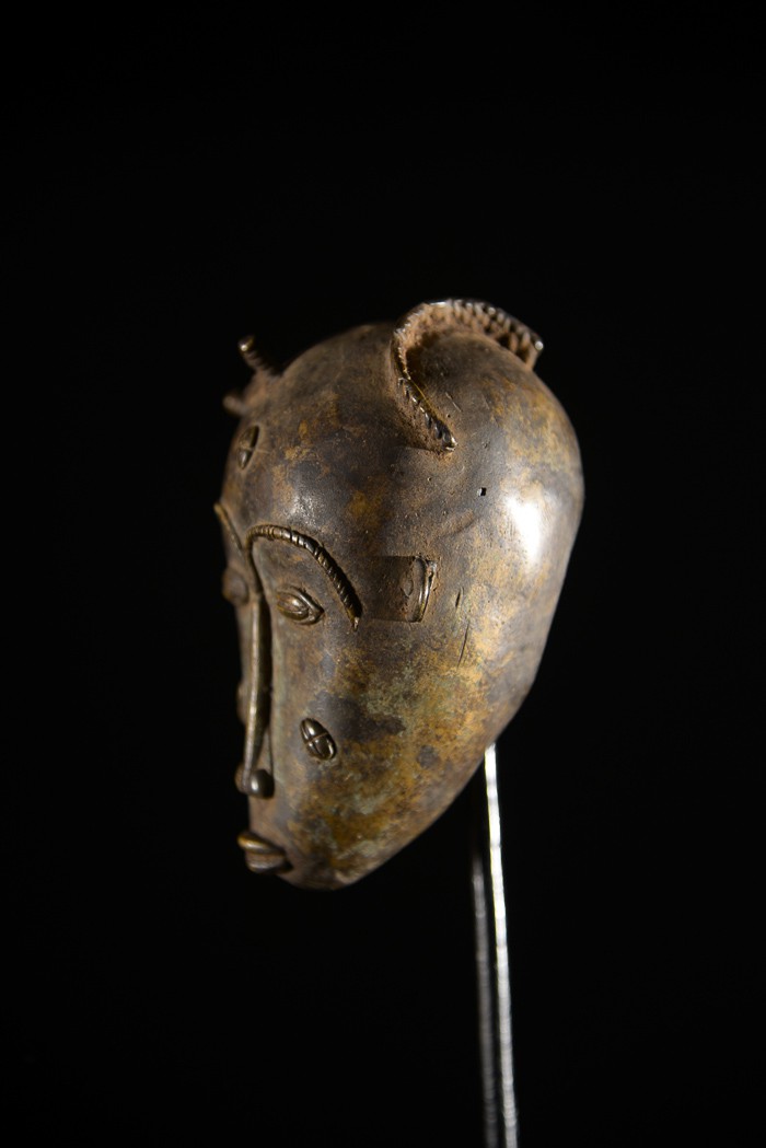Masquette laiton - Baoule - Côte d'Ivoire
