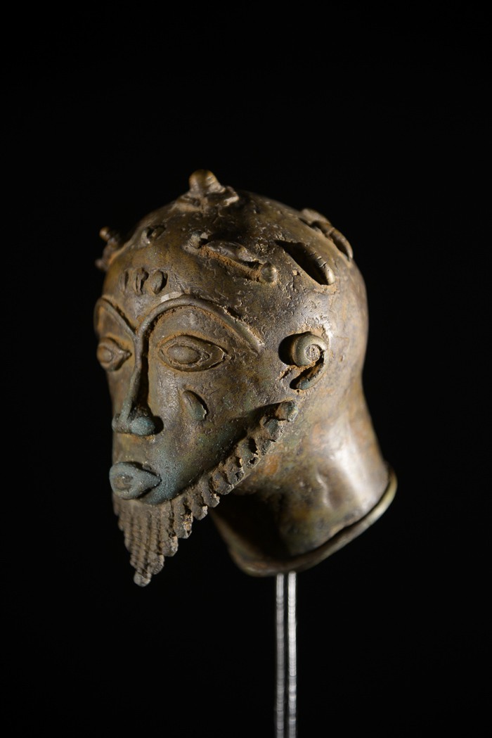 Masquette laiton - Baoule - Côte d'Ivoire