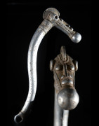 Zandé massue en fonte d'aluminium - Lobi - Burkina Faso - Objets de regalia