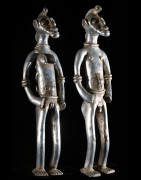 Couple fétiche Senoufo en aluminium - Senoufo - Côte d'ivoire