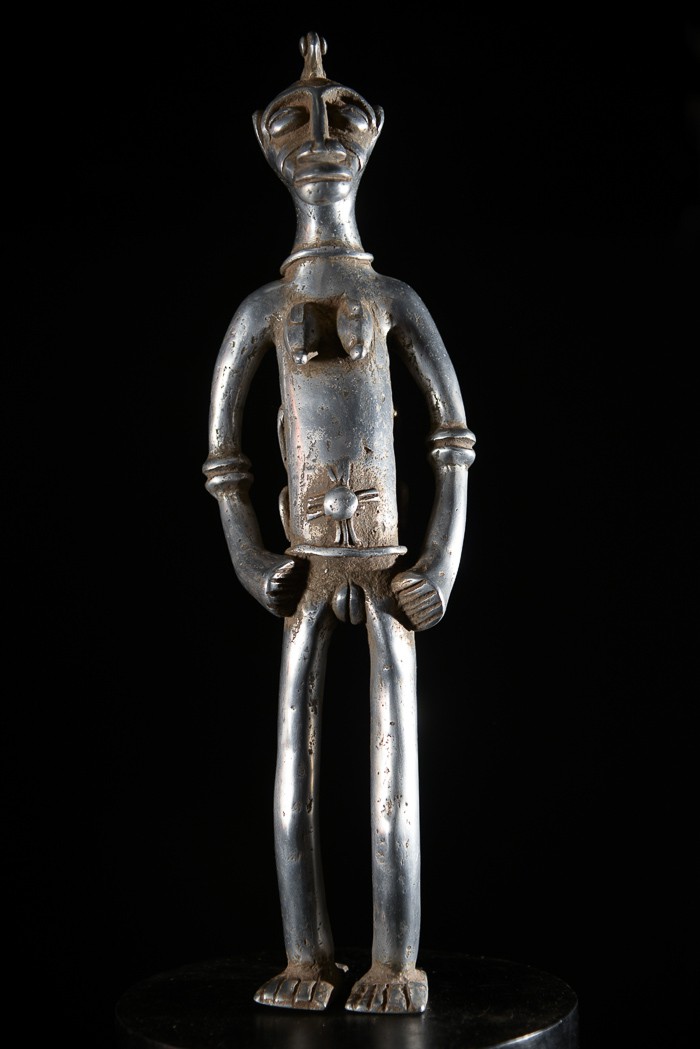 Couple fétiche Senoufo en aluminium - Senoufo - Côte d'ivoire