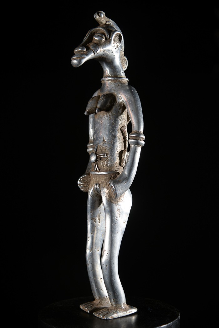 Couple fétiche Senoufo en aluminium - Senoufo - Côte d'ivoire