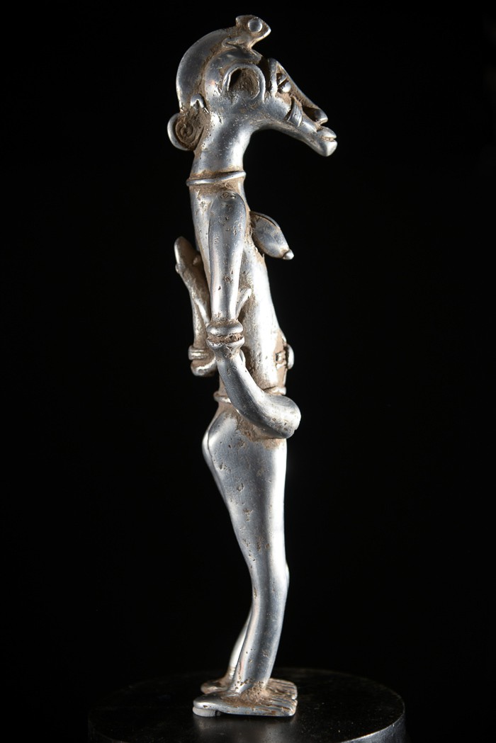 Couple fétiche Senoufo en aluminium - Senoufo - Côte d'ivoire