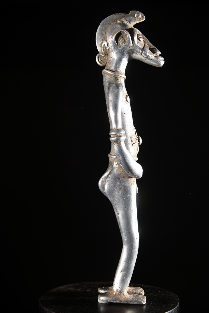 Couple fétiche Senoufo en aluminium - Senoufo - Côte d'ivoire