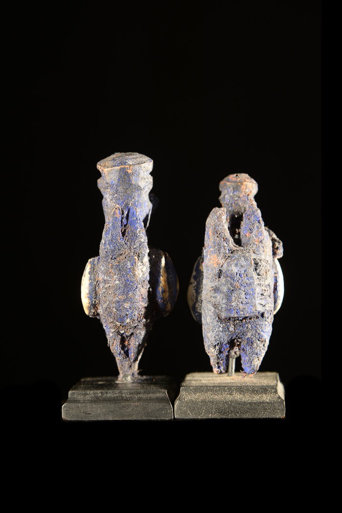 Paire de Fetiches Botchio, Boccio, Bocio - Fon - Benin