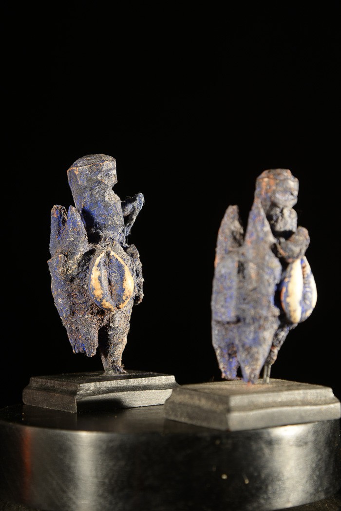 Paire de Fetiches Botchio, Boccio, Bocio - Fon - Benin