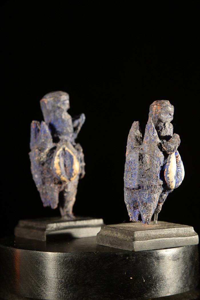 Paire de Fetiches Botchio, Boccio, Bocio - Fon - Benin