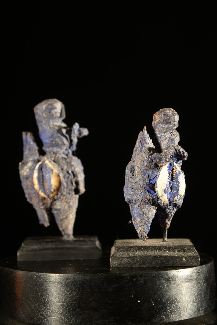 Paire de Fetiches Botchio, Boccio, Bocio - Fon - Benin