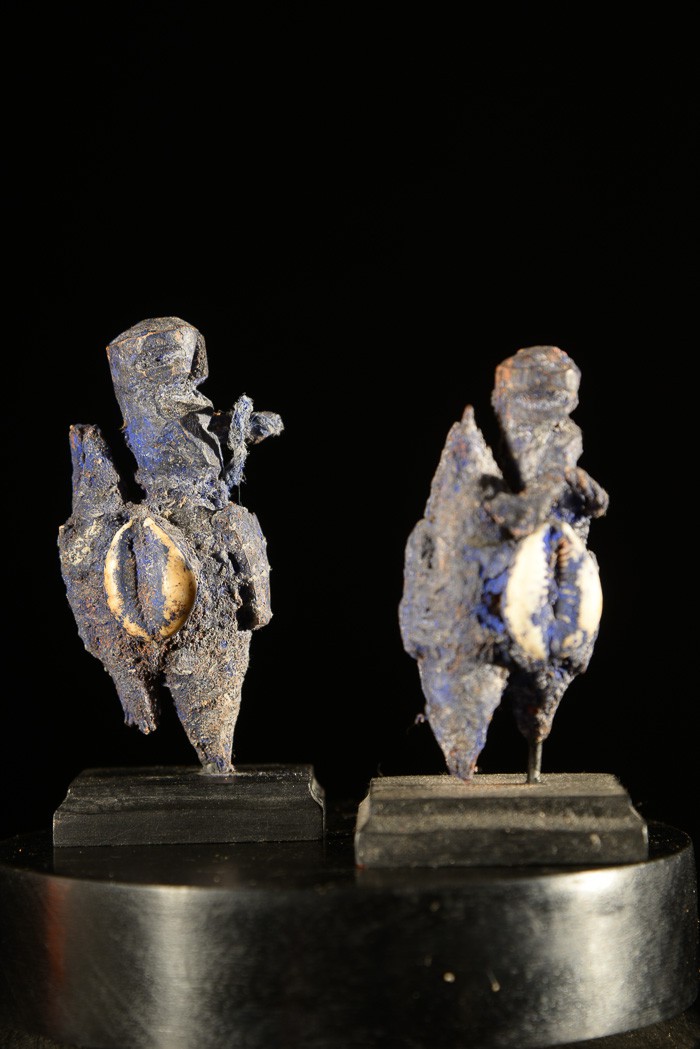 Paire de Fetiches Botchio, Boccio, Bocio - Fon - Benin