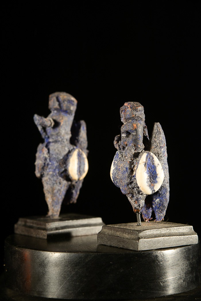 Paire de Fetiches Botchio, Boccio, Bocio - Fon - Benin