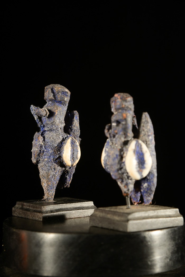 Paire de Fetiches Botchio, Boccio, Bocio - Fon - Benin