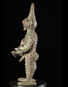 Statuette Maternité en alliage de bronze - Verre / Were - Nigeria Cameroun